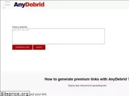 Sites similar to anydebrid.com