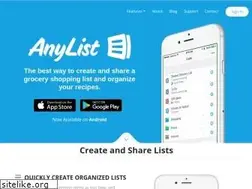 Sites similar to anylist.com