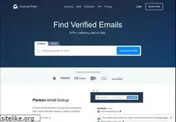 Sites similar to anymailfinder.com