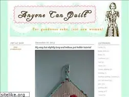 Sites similar to anyonecanquilt.typepad.com