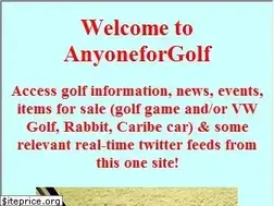 Sites similar to anyoneforgolf.com