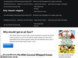 Sites similar to anyreasonvegans.com