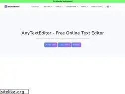 Sites similar to anytexteditor.com