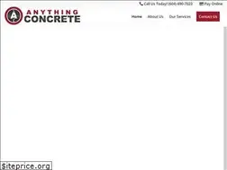 Sites similar to anythingconcrete.net
