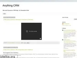 Sites similar to anythingcrm.blogspot.com
