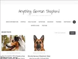 Sites similar to anythinggermanshepherd.com