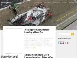 Sites similar to anythingmotor.com