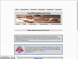 Sites similar to anythingmusical.com