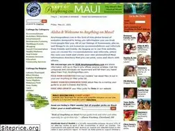 Sites similar to anythingonmaui.com