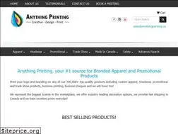 Sites similar to anythingprinting.ca
