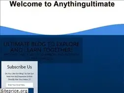 Sites similar to anythingultimate.in