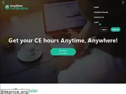Sites similar to anytimecertification.com