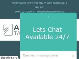 Sites similar to anytimetablethire.co.uk