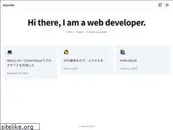Sites similar to anyushu.com