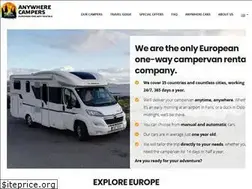 Sites similar to anywherecampers.com