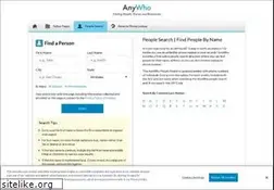 Sites similar to anywho.com