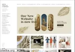 Sites similar to anzatextile.com