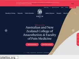 Sites similar to anzca.edu.au