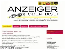 Sites similar to anzeigeroberhasli.ch