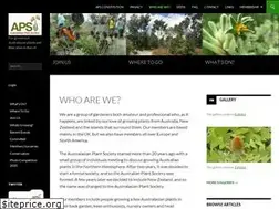 Sites similar to anzplantsoc.org.uk