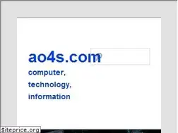 Sites similar to ao4s.com