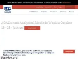 Sites similar to aoac.org