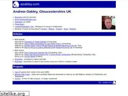 Sites similar to aoakley.com