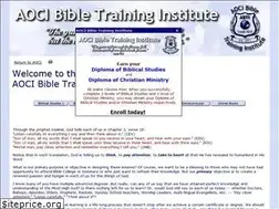 Sites similar to aocibibletraininginstitute.org