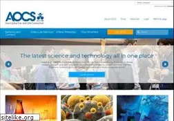 Sites similar to aocs.org