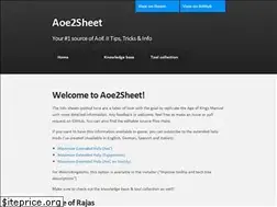 Sites similar to aoe2sheet.info