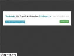 Sites similar to aof-suprali.foodpages.ca
