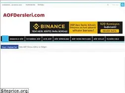 Sites similar to aofdersleri.com
