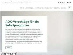 Sites similar to aok-bundesverband.de
