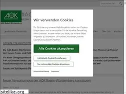 Sites similar to aok-bw-presse.de