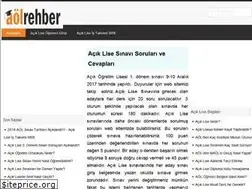 Sites similar to aolrehber.com