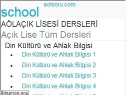 Sites similar to aolsoru.com
