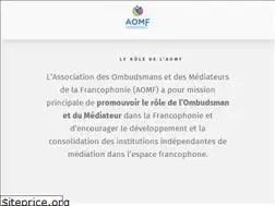 Sites similar to aomf-ombudsmans-francophonie.org