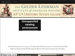 Sites similar to ap.gilderlehrman.org