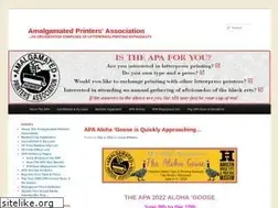 Sites similar to apa-letterpress.com
