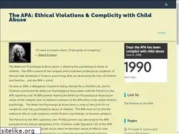 Sites similar to apaethicalviolations.com