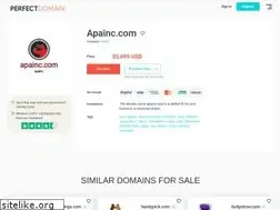 Sites similar to apainc.com