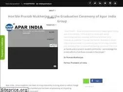 Sites similar to aparindia.in