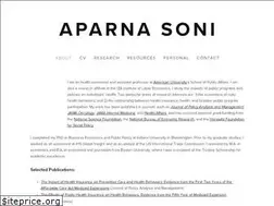 Sites similar to aparnagsoni.com
