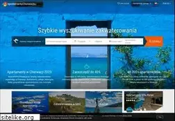 Sites similar to apartamentychorwacja.pl