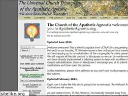 Sites similar to apatheticagnostic.org