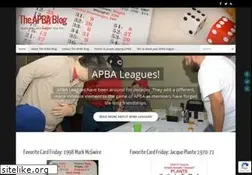 Sites similar to apbablog.com