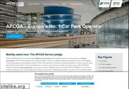 Sites similar to apcoa.com