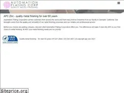 Sites similar to apczinc.com