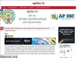 Sites similar to apdsc.in