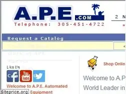 Sites similar to ape.com